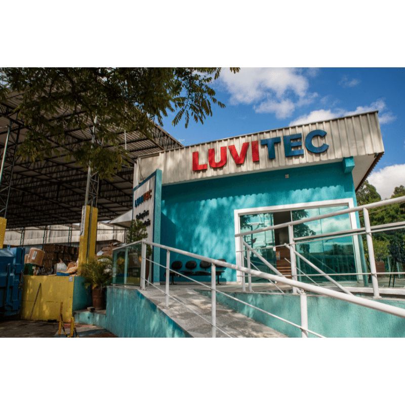 Descarte de lixo reciclável